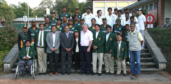 Dr H.E. Aman Rashid, Pakistan Ambassador to Switzerland, attended the PCAPH match hosted by Berne CC