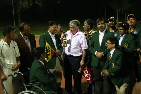 Mr Ken McKeown presents PCAPH trophy